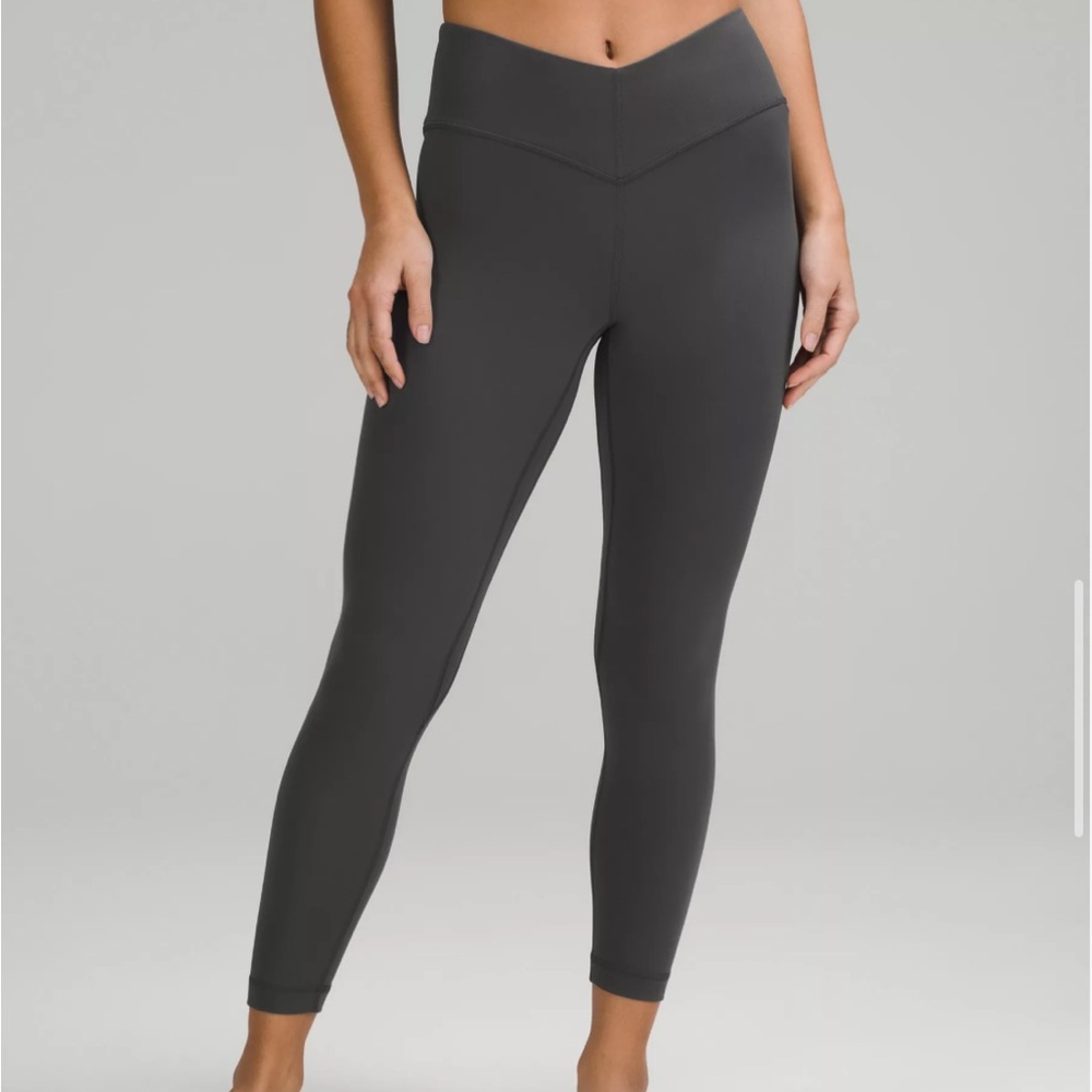 Gray V Waist LuluLemon Align 25” Leggings